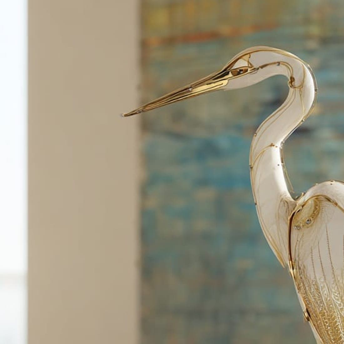 Gilded Heron — detail 1